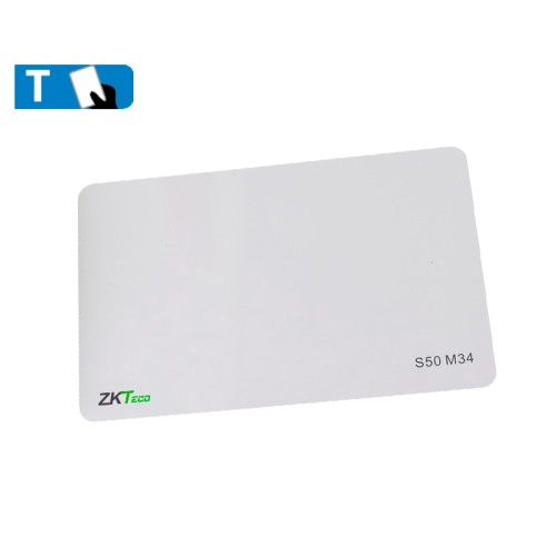           Tarjeta de Largo Alcance con folio impreso ZKTeco (UHF1-Tag1)